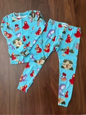 Toddler Pajama Set - Little Red Riding Hood - Books to Bed Pajamas Size 3T